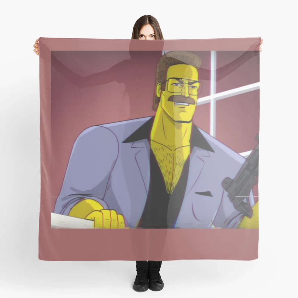 Pañuelo for Sale con la obra «Con base en Chad Ned Flanders» de GranPasso |  Redbubble