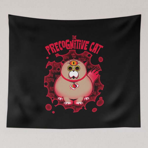 Item preview, The precognitive cat designed and sold by The Teenosaur.