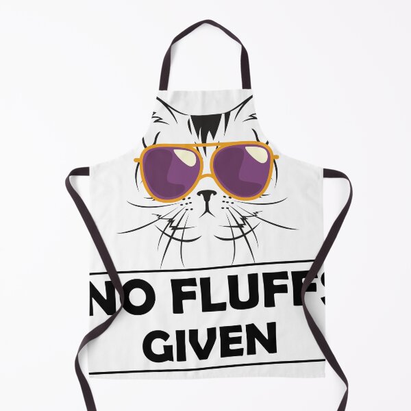 Item preview, No Fluffs Given Sticker designed and sold by zakariadesigner.