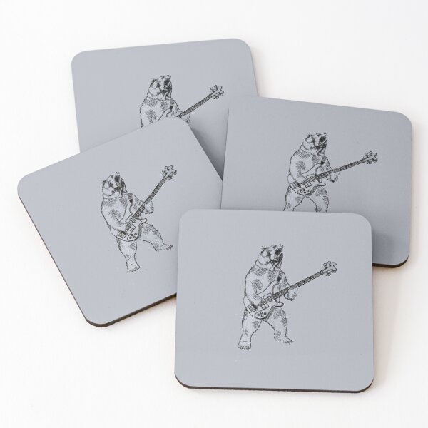 Item preview,  Bear Playing Bass designed and sold by Art10Shop.