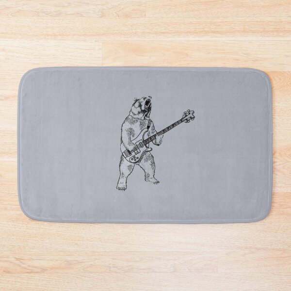 Item preview,  Bear Playing Bass designed and sold by Art10Shop.