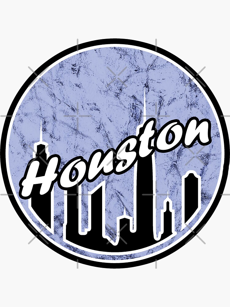 The Houston City Badge Sticker