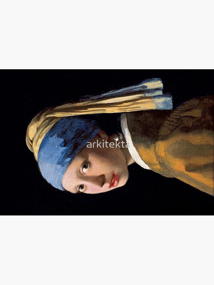 The Girl with a Pearl Earring by Johannes Vermeer  by arkitekta
