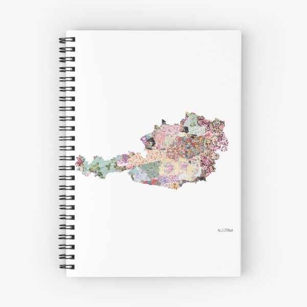 Item preview, Austria map designed and sold by FlowersMaps.
