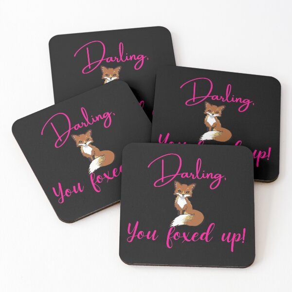 Item preview, Darling, you foxed up - Funny fox word pun designed and sold by Try-It.