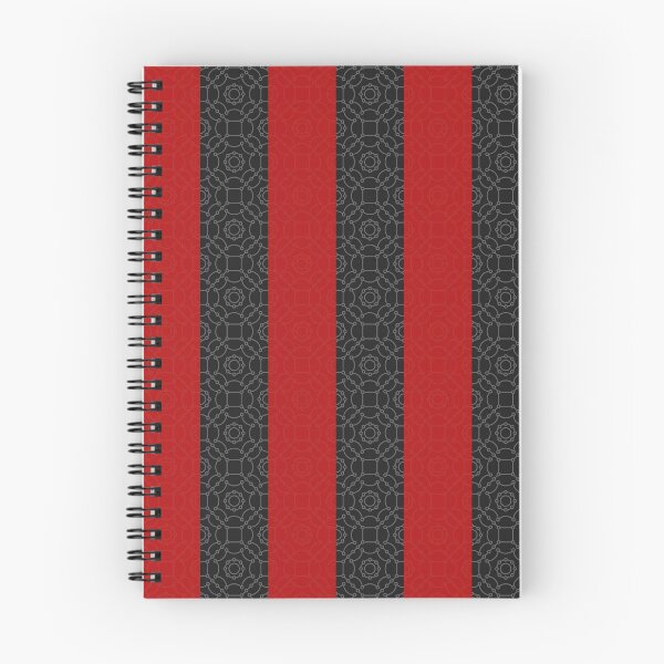 Item preview, black red stripe pattern  designed and sold by RJD2 designstudio.
