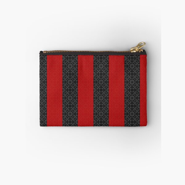 Aperçu de l'œuvre motif rayé rouge noir créée et vendue par RJD2 designstudio.