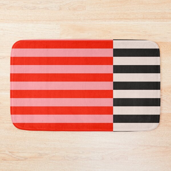 Item preview, Red and pink stripes. Black and white stripes. Striped designed and sold by Latte Design.