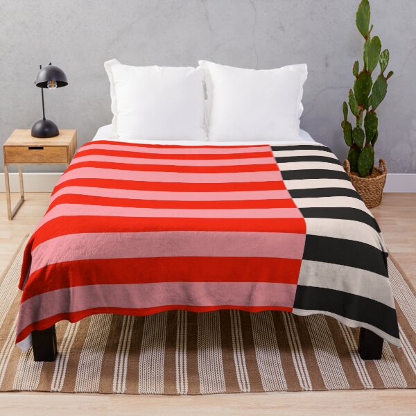 Item preview, Red and pink stripes. Black and white stripes. Striped designed and sold by Latte Design.