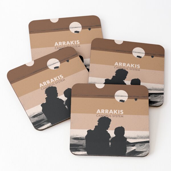 Item preview, Arrakis Silhouette Minimalist 'Dune' Art - Sand Colour Scheme designed and sold by PilgrimageShop.