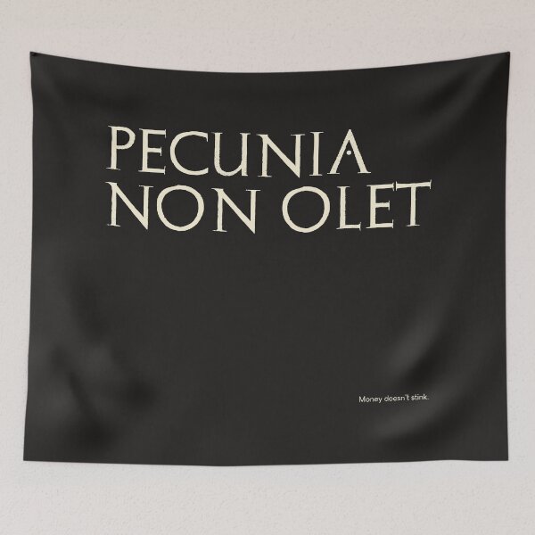 Item preview, Graffiti of Pompeii - PECUNIA NON OLET designed and sold by MetaPhyStore.