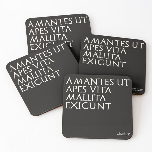 Item preview, Graffiti of Pompeii - AMANTES UT APES VITA MALLITA EXIGUNT designed and sold by MetaPhyStore.
