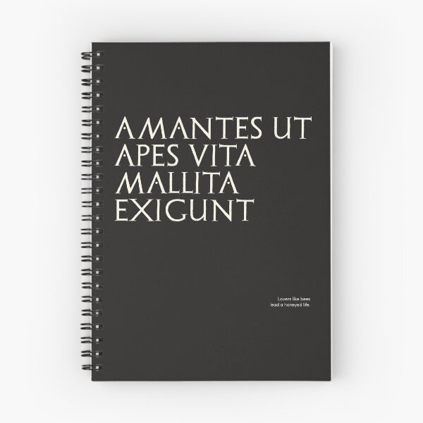 Item preview, Graffiti of Pompeii - AMANTES UT APES VITA MALLITA EXIGUNT designed and sold by MetaPhyStore.