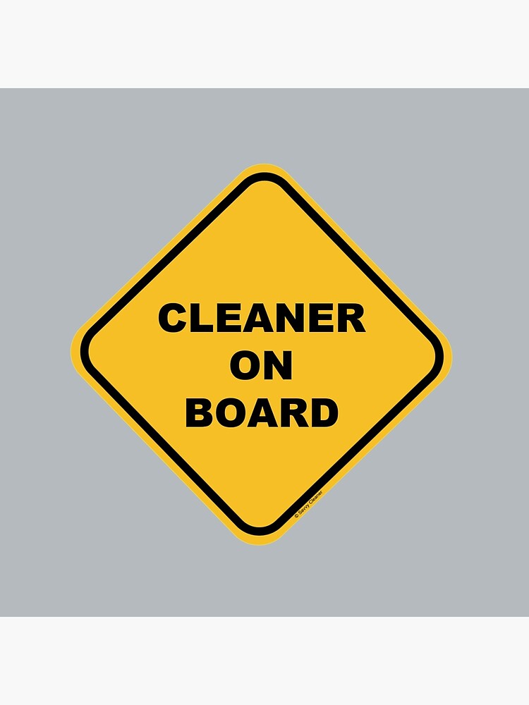 Thumbnail 4 of 4, Pillow, Cleaner on Board Cleaning Crew Gifts, Housekeeping Humor designed and sold by SavvyCleaner.