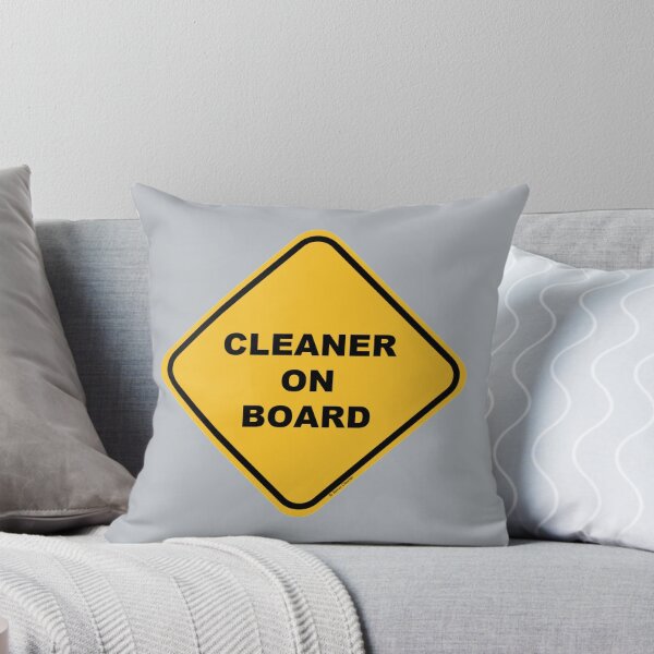 Item preview, Cleaner on Board Cleaning Crew Gifts, Housekeeping Humor designed and sold by SavvyCleaner.