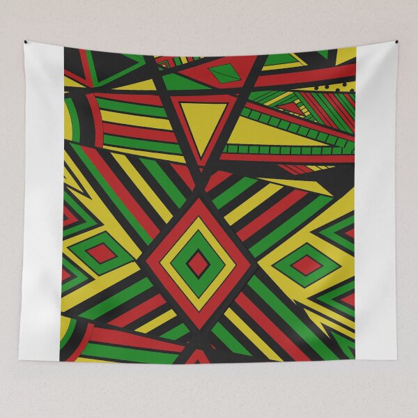 Item preview, Aztec Art | Pyramid | Yellow Red Green designed and sold by Melianapratiwi.