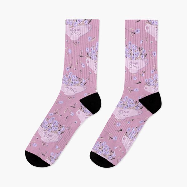 Item preview, Blue pansies dusty rose pink designed and sold by Amalus-files.