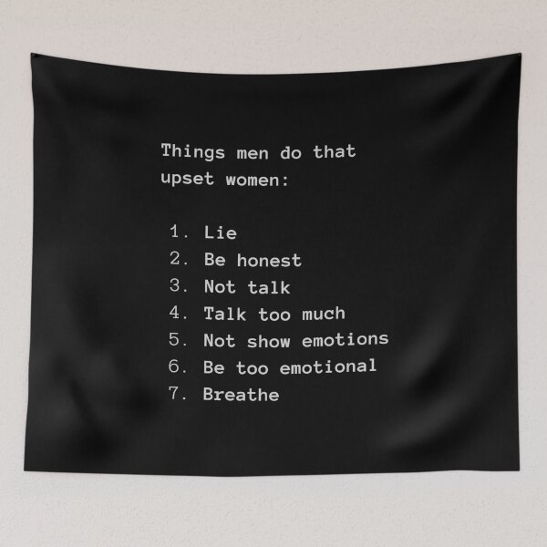 Item preview, Things men do that upset women designed and sold by ChilledTaho.