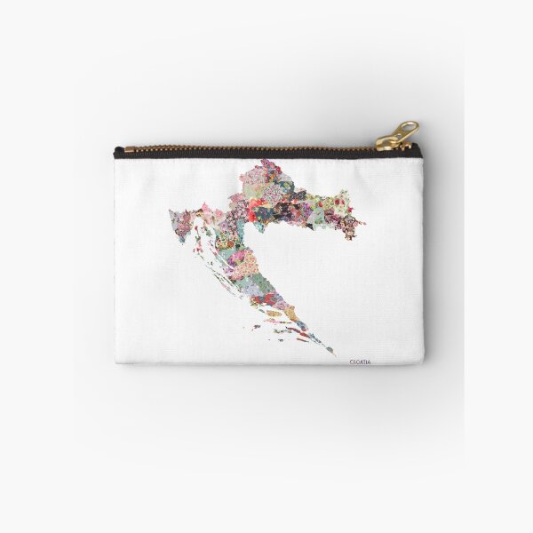 Item preview, Croatia map designed and sold by FlowersMaps.