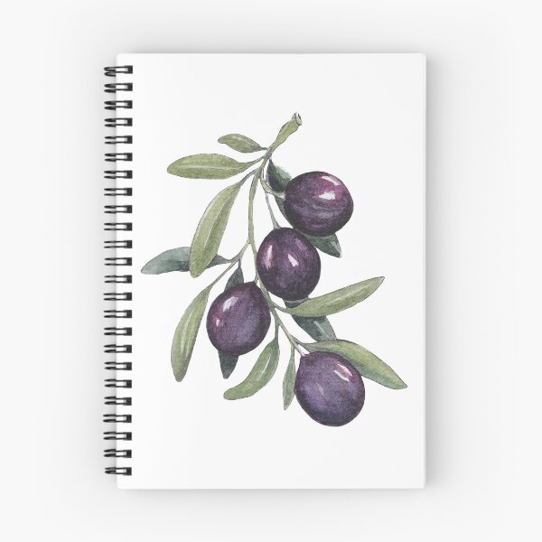 Item preview, Black Olive Branch In Watercolor  designed and sold by Oirabot.