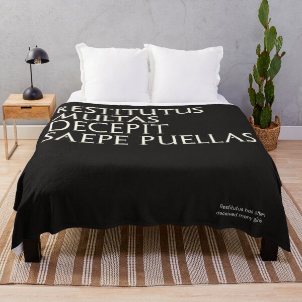 Item preview, Graffiti of Pompeii - RESTITUTUS MULTAS DECEPIT... designed and sold by MetaPhyStore.