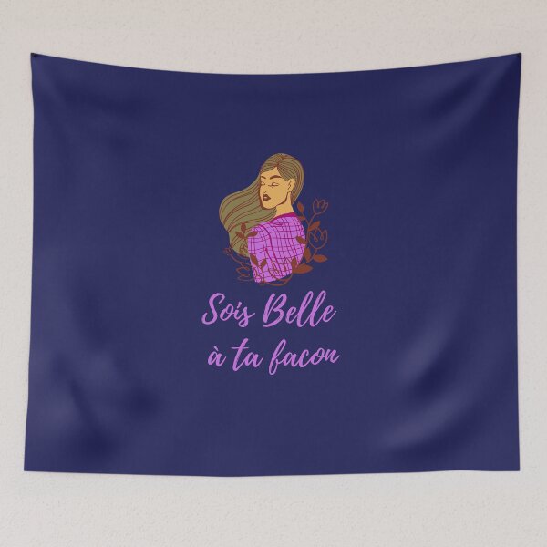 Item preview, Be beautiful in your own way - popular french quotes theme gifts  designed and sold by RebelliousRosee.