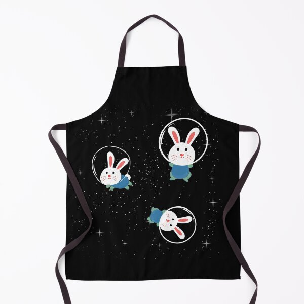 Item preview, cute white Bunny Rabbit in Space, Bunnies lover designed and sold by Space Art.
