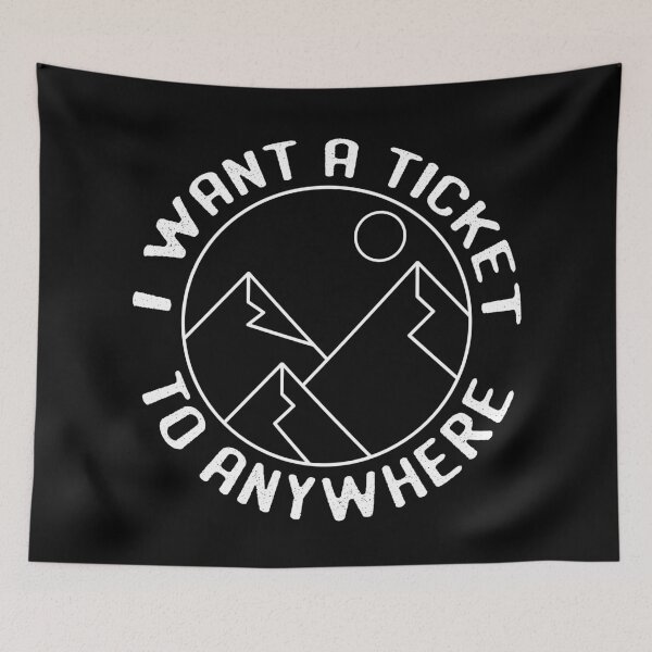 Item preview, I want adventure in the great wide somewhere - gift for travel lovers designed and sold by hyggekrog.