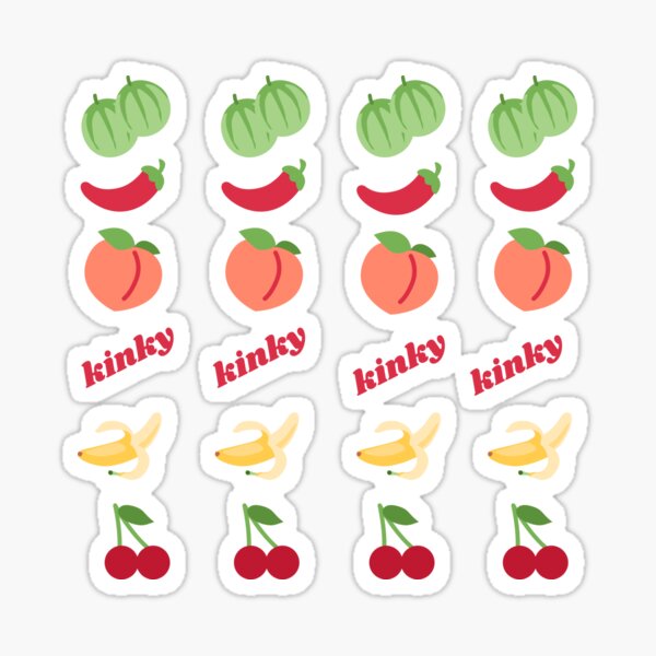 Kinky Fruits Sticker
