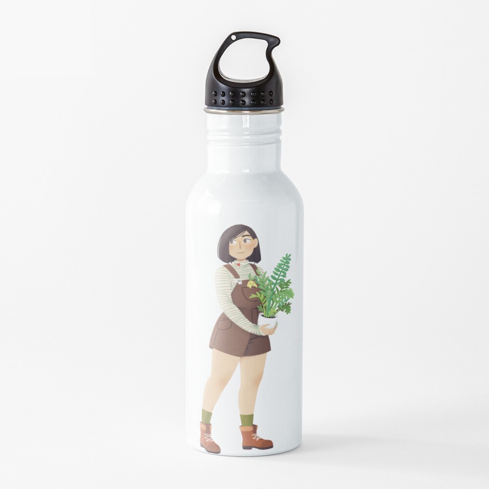 "Willow and her Favourite plant" Water Bottle by CutlassGames | Redbubble