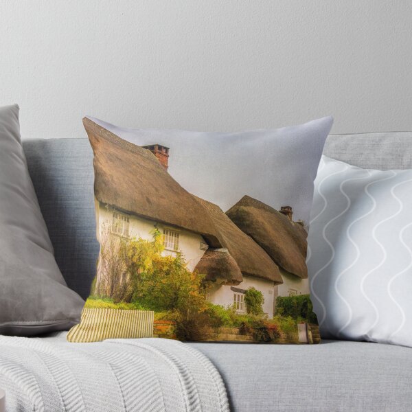 Artikelvorschau, Ansichtskarte strohgedeckte Cottages entworfen und verkauft von peter hayward.