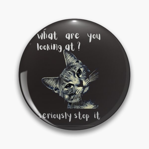 Item preview, confused cat designed and sold by StylishhCat.
