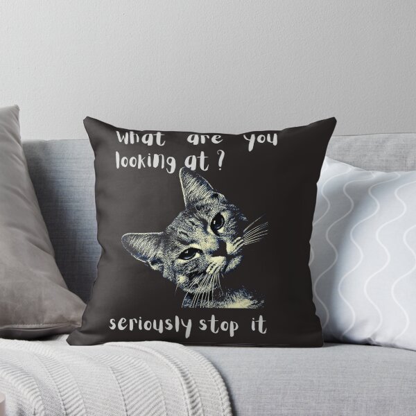 Item preview, confused cat designed and sold by StylishhCat.