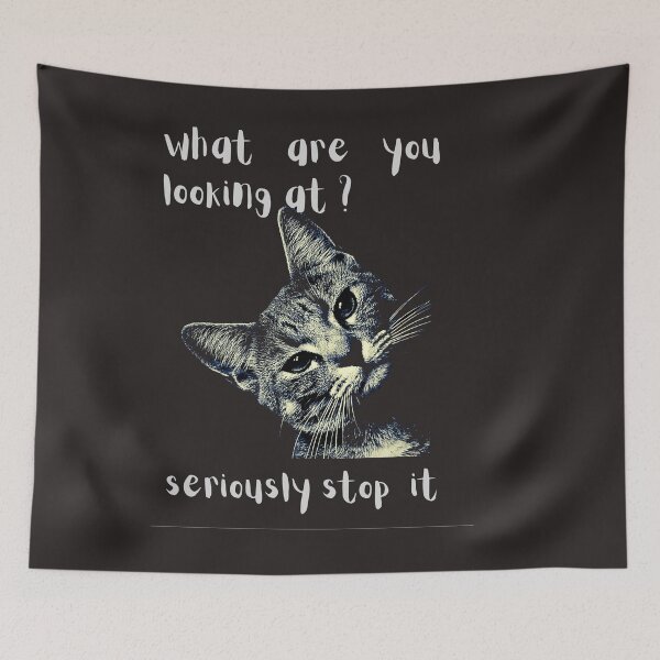 Item preview,  confused cat  designed and sold by StylishhCat.
