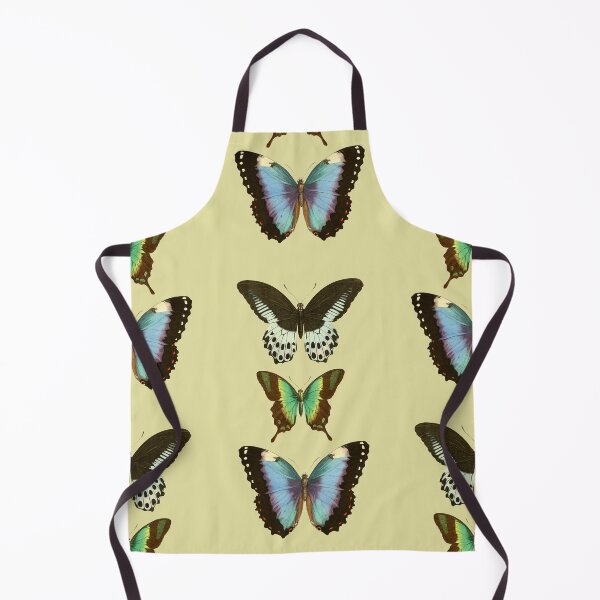 Item preview, Blue and Green Butterflies designed and sold by LeAllureVintage.
