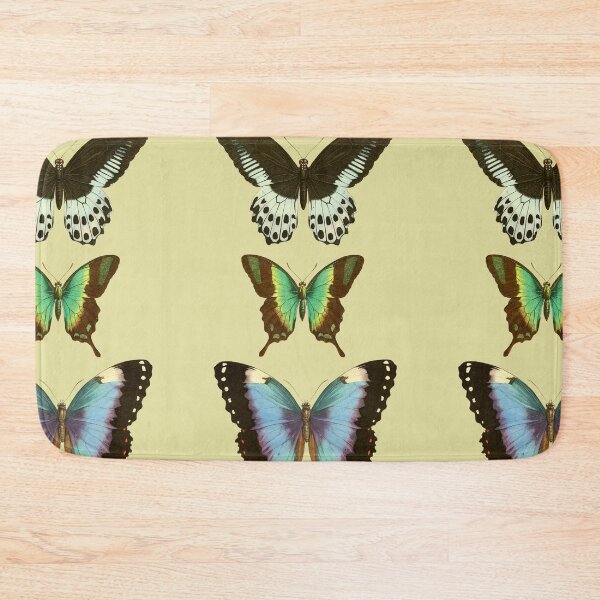 Item preview, Blue and Green Butterflies designed and sold by LeAllureVintage.
