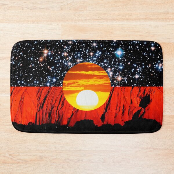 Item preview, Distressed Aboriginal Flag designed and sold by jordandrobny.