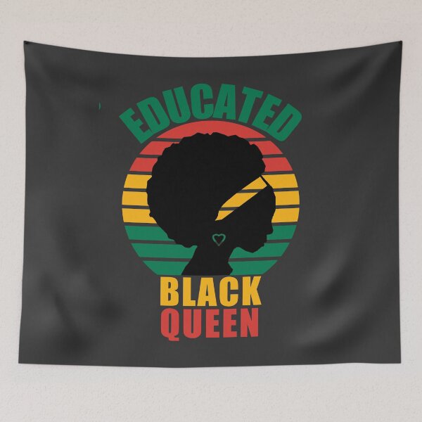 Item preview, African American wear for Educated Strong Black Woman Queen designed and sold by MERCH HQ.