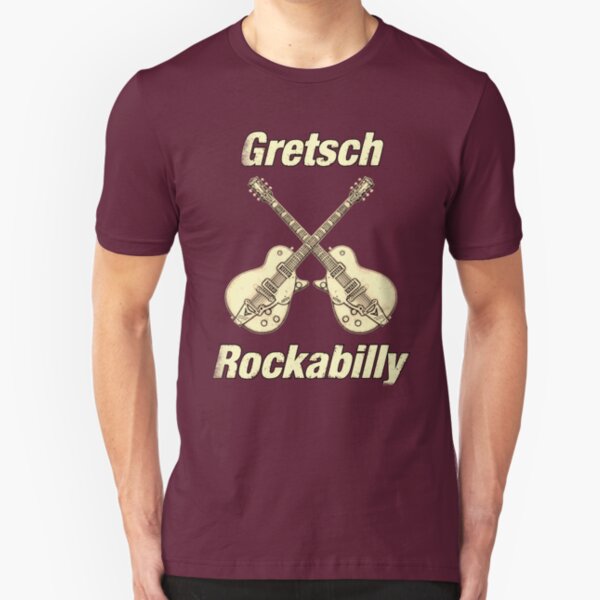 Old Gretsch Rockabilly Slim Fit T-Shirt