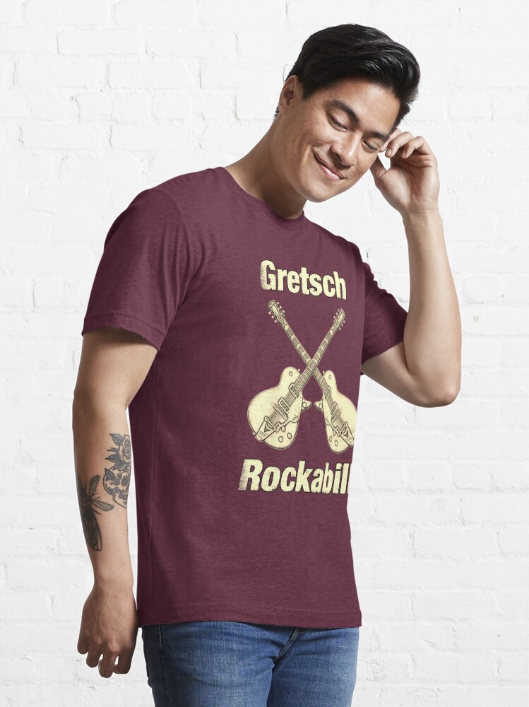 Alternate view of Old Gretsch Rockabilly Essential T-Shirt