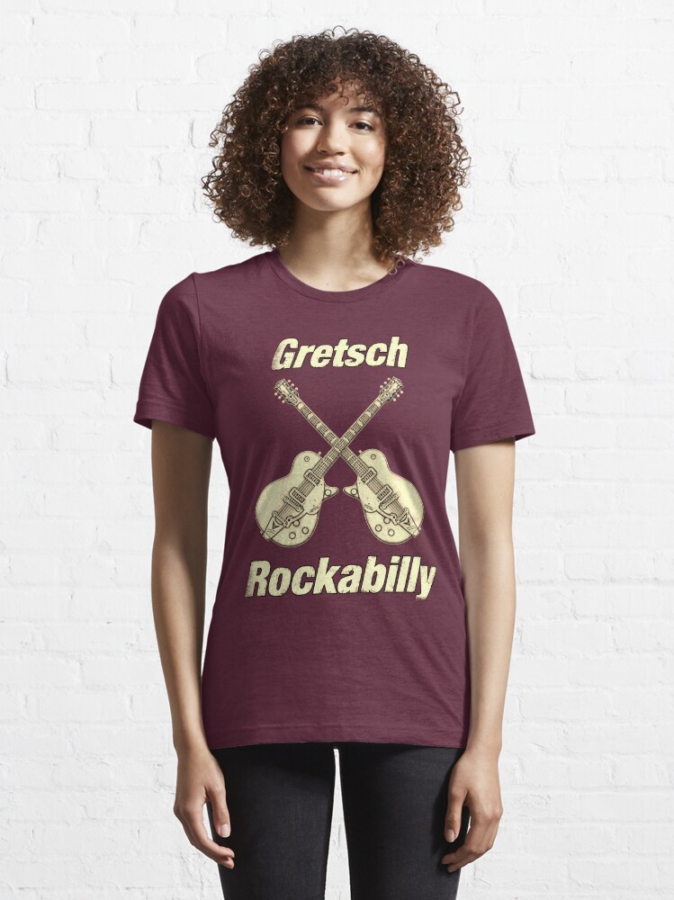 Alternate view of Old Gretsch Rockabilly Essential T-Shirt
