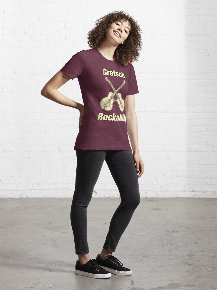 Alternate view of Old Gretsch Rockabilly Essential T-Shirt