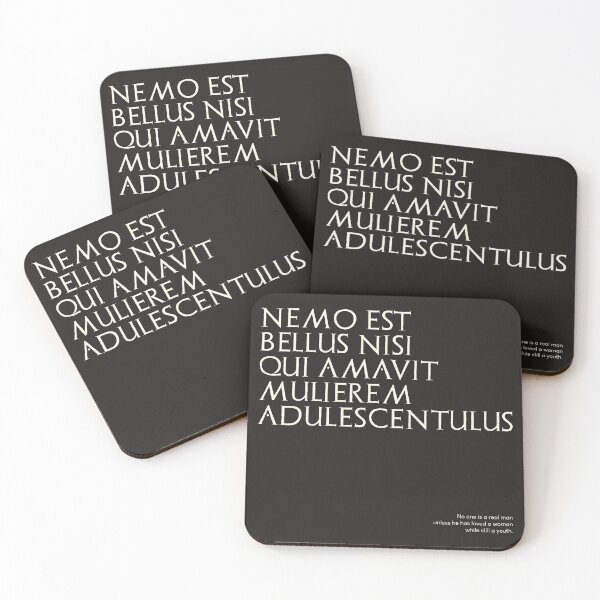 Item preview, Graffiti of Pompeii - NEMO EST BELLUS NISI... designed and sold by MetaPhyStore.