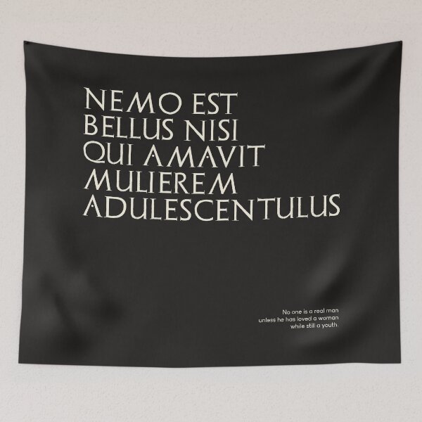 Item preview, Graffiti of Pompeii - NEMO EST BELLUS NISI... designed and sold by MetaPhyStore.