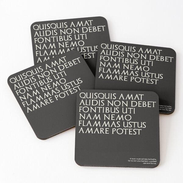 Item preview, Graffiti of Pompeii - QUISQUIS AMAT ALIDIS... designed and sold by MetaPhyStore.