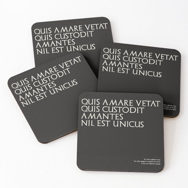 Item preview, Graffiti of Pompeii - QUIS AMARE VETAT... designed and sold by MetaPhyStore.
