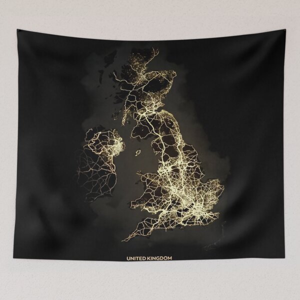 Item preview, Country Light Maps United Kingdom designed and sold by Henry Huerta.