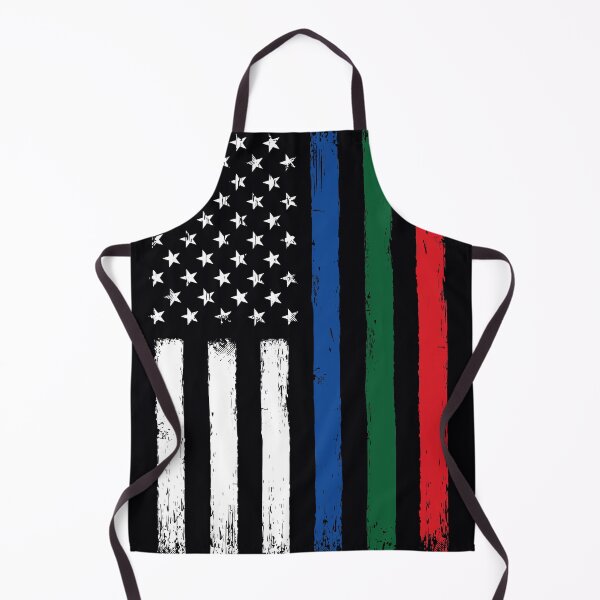 Item preview, Thin Blue Red Green Line Flag - Police Firefighter Military designed and sold by common-node.
