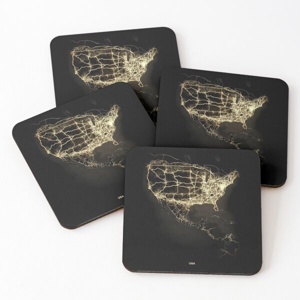 Item preview, Country Light Maps USA designed and sold by Henry Huerta.