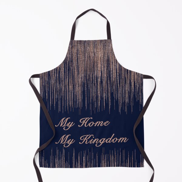 Item preview, My Home My Kingdom, Vertical Copper Lines, Housewarming Gift, Home Sweet Home designed and sold by BilgePaksoylu.